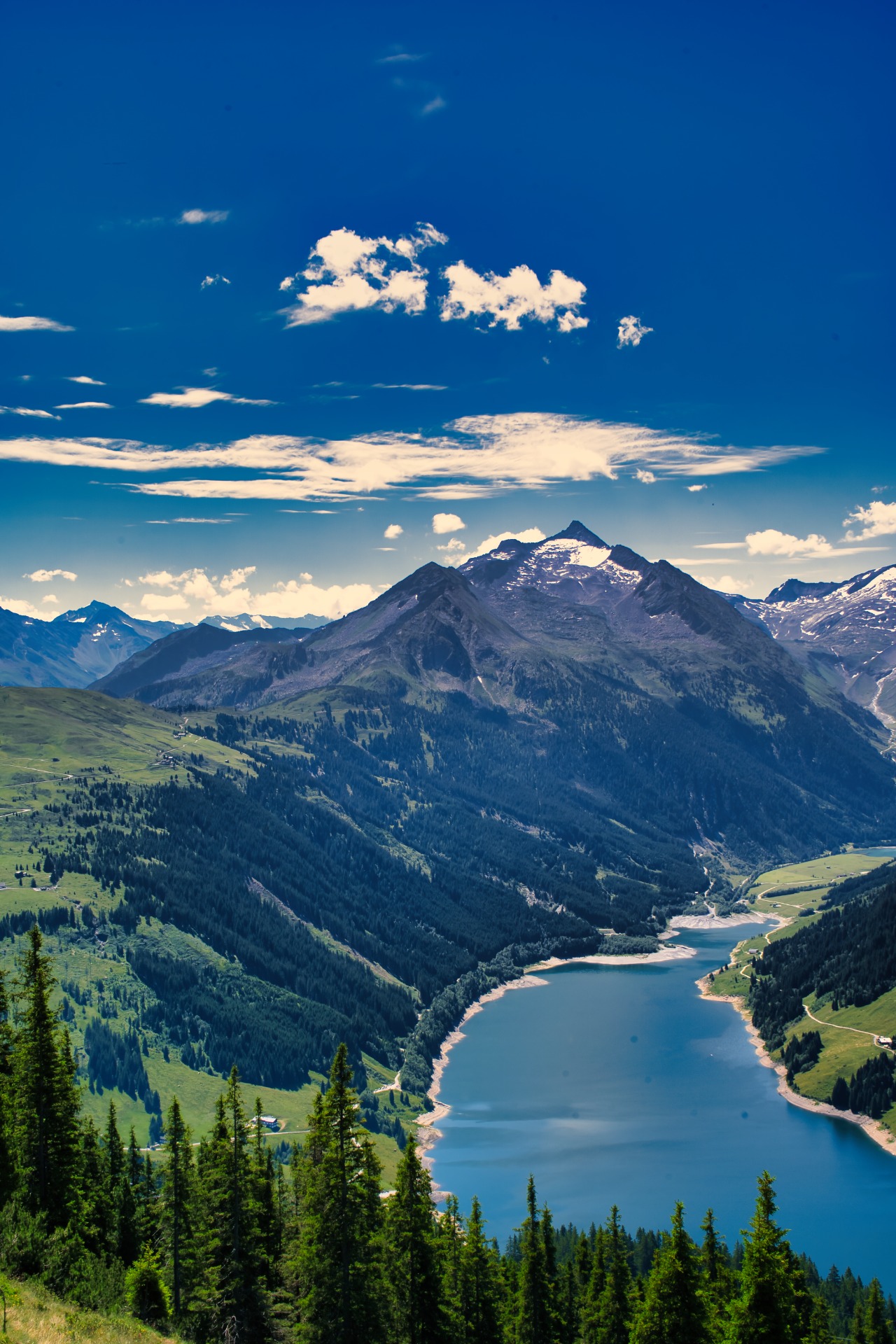 Pohled na Kraftwerksgruppe Gerlos - fotoavideoakimtv